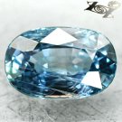 4.6 CT.Firely Unheated Natural Oval 7.5*11.5 mm. Intense Blue Tanga Sapphire Gem