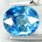 6.66 CT.Unheated Not Enhanced Natural Oval 9.5*11 mm. Tanga Blue Sapphire Gems
