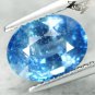 4.61 CT.Unheated Untreated Firely Natural Oval 8*10 mm. Tanga Mine Blue Sapphire