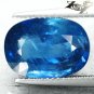9.1CT.Unheated Untreated Natural Oval 10*14 Vivid Blue Tanga Mine Sapphire 藍色藍寶石