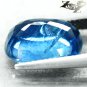 9.1CT.Unheated Untreated Natural Oval 10*14 Vivid Blue Tanga Mine Sapphire èè²è寶ç³