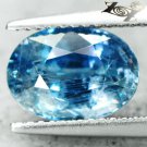 4.32CT.Unheated Untreated Firely Natural Oval 7.5*10 Intense Blue Sapphire 藍色藍寶石
