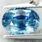 4.32CT.Unheated Untreated Firely Natural Oval 7.5*10 Intense Blue Sapphire 藍色藍寶石