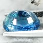 4.32CT.Unheated Untreated Firely Natural Oval 7.5*10 Intense Blue Sapphire èè²è寶ç³