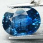 7.89 CT.Firely Unheated Untreated Natural Oval 11*14mm Vivid Blue Sapphire 藍色藍寶石