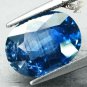7.89 CT.Firely Unheated Untreated Natural Oval 11*14mm Vivid Blue Sapphire &egrave;��&egrave;�&sup2;&egrave;��&aring;&macr;&para;&ccedil;�&sup3;