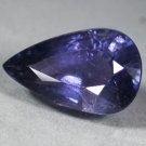 4.78 CT.Not Enhanced Unheated Natural Pear 8*13 mm. Tanga Vivid Blue Sapphire