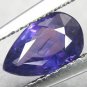 Unheated Not Enhanced VVS Natural Pear 5*8 mm. Vivid Violet Sapphire 1.02 CT.