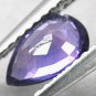 Unheated Not Enhanced VVS Natural Pear 5*8 mm. Vivid Violet Sapphire 1.02 CT.