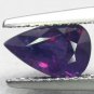 Untreated Natural Pear 5.5*8.5 mm. Intense Purple Violet Tanga Sapphire 1.35 CT.
