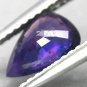 Untreated Natural Pear 5.5*8.5 mm. Intense Purple Violet Tanga Sapphire 1.35 CT.