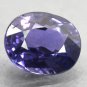 Unheated VVS Natural Oval 5.5*7 mm. Intense Violet Tanga Blue Sapphire 1.32 CT.