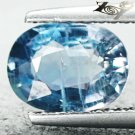 Unheated Untreated Natural Oval 6*8.5 mm. Intense Cool Blue Sapphire 1.86 CT.Gem