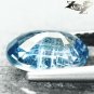 Unheated Untreated Natural Oval 6*8.5 mm. Intense Cool Blue Sapphire 1.86 CT.Gem