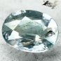 5.28 CT.Unheated Natural Oval 9*12 mm. Silver Yellow Blue Tanga Mine Sapphire