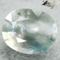 5.4 CT.Unheated Natural Oval 9.5*12 mm. Silver Greenish Blue Tanga Sapphire Gems