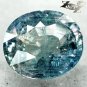10.18 CT.Unheated Untreated Natural Oval 11.5 * 13 mm. Blue Green Sapphire Gems