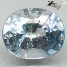 2.23 Ct.Full Fire Unheated Natural Oval 6.5*8 mm. Sky Blue Tanga Mine Sapphire