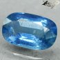 2.39 Ct.Firely Unheated Natural Oval 6.5*10 mm. Tanga Intense Blue Sapphire Gems