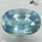 2.94 Ct.Firely Unheated Natural Oval 7*10 mm Silver Blue Tanga Tanzania Sapphire