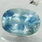 2.94 Ct.Firely Unheated Natural Oval 7*10 mm Silver Blue Tanga Tanzania Sapphire