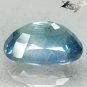 2.94 Ct.Firely Unheated Natural Oval 7*10 mm Silver Blue Tanga Tanzania Sapphire