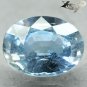 3.28 Ct.Firely Unheated Natural Oval 8*10 mm. Cornflower Blue Sapphire 藍色藍寶石 Gem