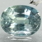 3.76 Ct.Full Fire Unheated Natural Oval 7.5*10 mm Green Blue Tanga Mine Sapphire