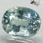 3.76 Ct.Full Fire Unheated Natural Oval 7.5*10 mm Green Blue Tanga Mine Sapphire