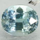 3.8 Ct.Full Fire Unheated Natural Oval 8*9.5 mm. Tanga Greenish Blue Sapphire