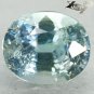 3.8 Ct.Full Fire Unheated Natural Oval 8*9.5 mm. Tanga Greenish Blue Sapphire