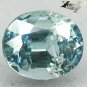 3.8 Ct.Full Fire Unheated Natural Oval 8*9.5 mm. Tanga Greenish Blue Sapphire