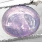 Unheated Natural Oval 5.5*6.5 mm. 6 Rays Star Intense Violet Sapphire 1.76 CT.