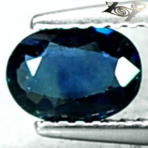 VVS 1 Natural Oval 5*7 mm. Deigo Mine Madagascar Blue Corundum Sapphire 0.81 CT.