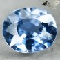 Full Fire Unheated Natural Oval 6.7*7.8 mm Intense Blue Tanga Sapphire 1.83 Ct.