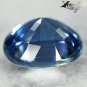 Full Fire Unheated Natural Oval 6.7*7.8 mm Intense Blue Tanga Sapphire 1.83 Ct.