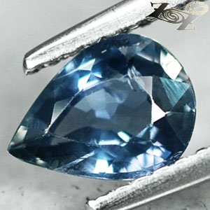 Eye Clean Firely Unheated Natural Pear 5.7*7.6mm Intense Blue Sapphire 1.12 Ct.