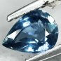 Eye Clean Firely Unheated Natural Pear 5.7*7.6mm Intense Blue Sapphire 1.12 Ct.