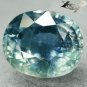 14.3 Ct.Unheated Full Fire Natural Oval 12*14.5 Intense Greenish Blue Sapphire