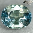 5.62 Ct.Full Fire Unheated Natural Oval 9.5*11.5 mm Blue Green Zone Sapphire
