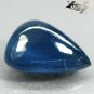 31.05 Ct.Unheated Natural Pear Cabochon 16*20 mm Intense Silky Blue Sapphire