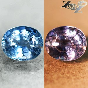 Firely Unheated Natural Oval 6*7.3 mm Tanga Intense Blue Sapphire 1.68 Ct.