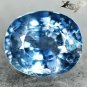 Firely Unheated Natural Oval 6*7.3 mm Tanga Intense Blue Sapphire 1.68 Ct.