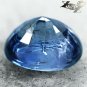 Firely Unheated Natural Oval 6*7.3 mm Tanga Intense Blue Sapphire 1.68 Ct.