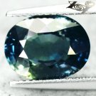 4.99 CT.Unheated Firely Natural Oval 8.5*11 mm Intense Blue Green Sapphire 綠色藍寶石