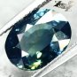 4.99 CT.Unheated Firely Natural Oval 8.5*11 mm Intense Blue Green Sapphire ç¶ è²è寶ç³