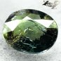 5.25 CT.Unheated Untreated Natural Oval 10*11.5 mm. Yellow Spark Green Sapphire