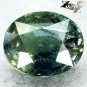 6.23 CT.Firely Unheated Natural Oval 10*12 mm. Vivid Forest Green Tanga Sapphire