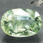 13.38 CT.Unheated Certified Natural Oval 12*16.5 mm. Lemon Green Sapphire 綠色藍寶石