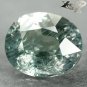 5.59 Ct.Firely Unheated Natural Oval 9.2*11 Ligth Greenish Blue Tanga Sapphire